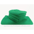 Зеленые полотенца для ванны из микрофибры
